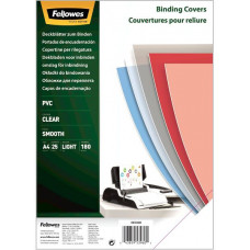 Обложки для переплёта Fellowes A4 180мкм прозрачный (25шт) CRC-53800 (FS-53800)
