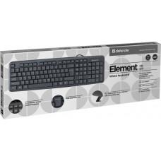 Клавиатура Defender Element HB-520 черный USB slim