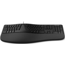 Клавиатура Microsoft ERGONOMIC черный USB Multimedia Ergo (подставка для запястий)