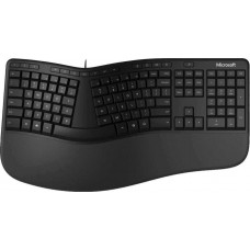 Клавиатура Microsoft Ergonomic for Business черный USB Multimedia Ergo (подставка для запястий)