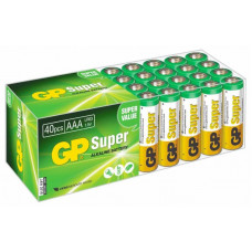 Батарея GP Super Alkaline 24A LR03 AAA (40шт)