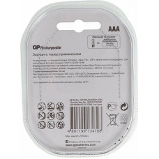 Аккумулятор GP 100AAAHC3/1 AAA NiMH 1000mAh (промо:3+1) (4шт)