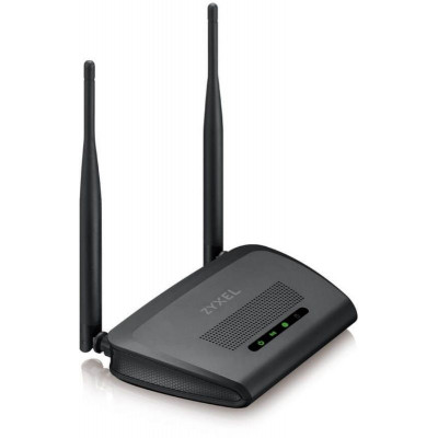 Роутер беспроводной Zyxel NBG-418N v2 (NBG-418NV2-EU0101F) N300 10/100BASE-TX черный