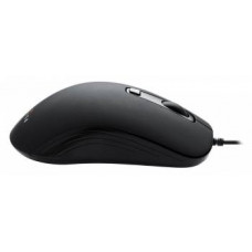 Мышь Оклик 155M черный оптическая (1600dpi) USB (4but)