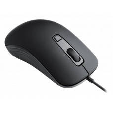 Мышь Оклик 155M черный оптическая (1600dpi) USB (4but)