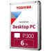 Жесткий диск Toshiba SATA-III 6Tb HDWD260UZSVA P300 (5400rpm) 128Mb 3.5"