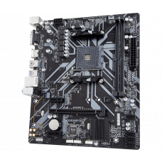 Материнская плата Gigabyte B450M H Soc-AM4 AMD B450 2xDDR4 mATX AC`97 8ch(7.1) GbLAN RAID+VGA+HDMI