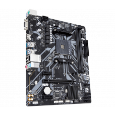 Материнская плата Gigabyte B450M H Soc-AM4 AMD B450 2xDDR4 mATX AC`97 8ch(7.1) GbLAN RAID+VGA+HDMI