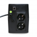 UPS POWERMAN Back Pro 800 PLUS, line-interactive, 800VA, 480W, 2 eurosockets with backup power, USB, 12V 9Ah battery 1 pc., 298mm x 101mm x 142mm, 5.2 kg.