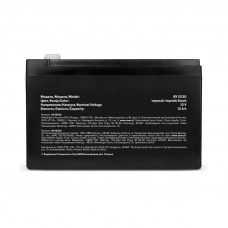 Battery SVEN SV 12120 (12V 12Ah), 12V voltage, 12A*h capacity, max. discharging rate of 180A, max. charging rate 3.6A, the type of lead-acid AGM, type lead terminal F2
