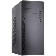 Case Foxline FL-301, ATX, 1x5.25EXT, 1x3.5EXT, 4x3.5INT, 4xUSB2.0, HDA, w/o FAN, w/500W ATX PSU, w/1.2m EU pwr cord