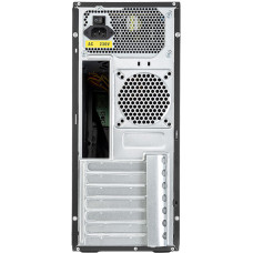 Case Foxline FL-301, ATX, 1x5.25EXT, 1x3.5EXT, 4x3.5INT, 4xUSB2.0, HDA, w/o FAN, w/500W ATX PSU, w/1.2m EU pwr cord