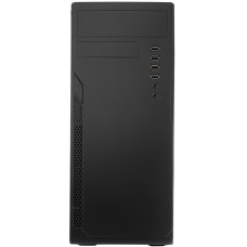 Case Foxline FL-301, ATX, 1x5.25EXT, 1x3.5EXT, 4x3.5INT, 4xUSB2.0, HDA, w/o FAN, w/500W ATX PSU, w/1.2m EU pwr cord