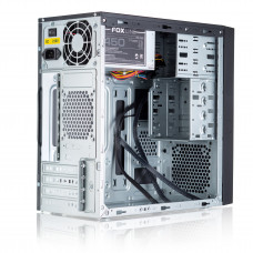 Case Foxline FL-733, mATX, 2x5.25EXT, 2x3.5EXT, 5x3.5INT, 2xUSB2.0, HDA, w/o FAN, w/450W ATX PSU, w/1.2m EU pwr cord
