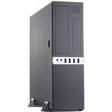 Сase Foxline mATX Desktop 300W, 2xUSB3.0, 2xUSB2.0, toolless, Black, 8cm. fan, powercord