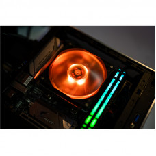 Cooler Master CPU Cooler MasterAir G200P, 800-2600 RPM, 200W, RGB LED fan, RGB LED Controller, 39.4 mm lowprofile, Full Socket Support