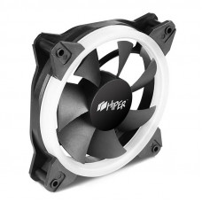 Single ring, RGB fan HIPER HCF1251-03, 120*120*25mm (38.5CFM, 1200RPM, 3+4PIN)