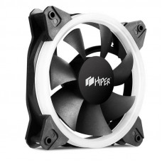 Single ring, RGB fan HIPER HCF1251-03, 120*120*25mm (38.5CFM, 1200RPM, 3+4PIN)