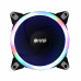 Single ring, RGB fan HIPER HCF1251-03, 120*120*25mm (38.5CFM, 1200RPM, 3+4PIN)