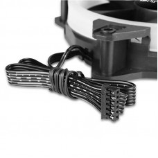 Single ring, RGB fan HIPER HCF1251-03, 120*120*25mm (38.5CFM, 1200RPM, 3+4PIN)