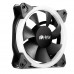 Single ring, RGB fan HIPER HCF1251-03, 120*120*25mm (38.5CFM, 1200RPM, 3+4PIN)