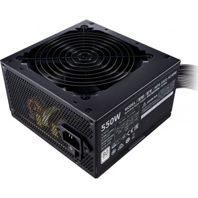 Блок питания Cooler Master ATX 550W MWE White V2 80+ (24+4+4pin) APFC 120mm fan 6xSATA RTL