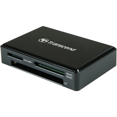 Transcend Black, All-in-One cardreader , USB 3.1 Gen 1