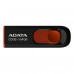 ADATA 64GB C008 USB Flash Drive (Black/Red)
