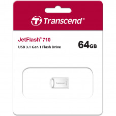 Transcend 64GB JetFlash 710S (Silver) USB 3.1 R/W 90/6 MB/s