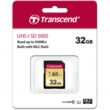 Transcend 32GB SDHC Class 10 UHS-I U1 V30 R95, W60MB/s