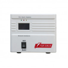 Stabilizer POWERMAN AVS 500A, step-type regulator, 500VA/250W, 160-260V, maximum input current 5A, 1 euro socket, IP-20, 190mm x 150mm x 130mm, 2.11 kg.