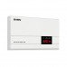 Stabilizer SVEN SLIM-500 LCD, Relay, 400W, 500VA, 140-260v, the function "pause", single outlet, 2.35 kg
