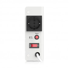 Stabilizer SVEN SLIM-500 LCD, Relay, 400W, 500VA, 140-260v, the function "pause", single outlet, 2.35 kg