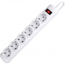 Surge Protector Defender DFS 155 5m, white, 6 outlets