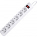 Surge Protector Defender DFS 155 5m, white, 6 outlets