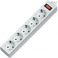 Surge Protector Defender ES 3 3m, white, 5 outlets