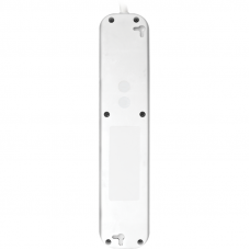 Удлинитель с заземлением Defender E518 1.8 м, 5 розеток (пакет)