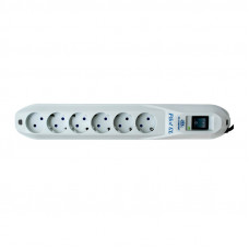 Surge protector Pilot GL 6 outlets (5 euro + 1 without ground) 10A / 2.2kVt, 7m