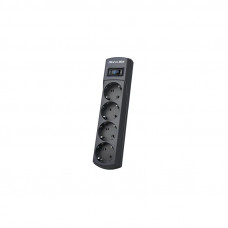 Surge protector Pilot m Max 4 euro outlets, 15А/3.3кВа, 1.8m, grafit