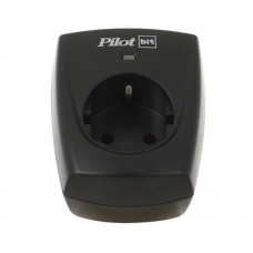 Surge Protector ZIS Pilot BIT, 1 outlet, black (16A)