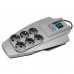 Surge protector ZIS Pilot X-Pro 7m, 6 outlets, microprocessor, white