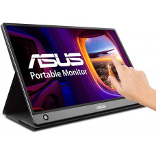 Монитор Asus 15.6" Portable MB16AMT черный IPS LED 16:9 M/M матовая 250cd 178гр/178гр 1920x1080 USB Touch
