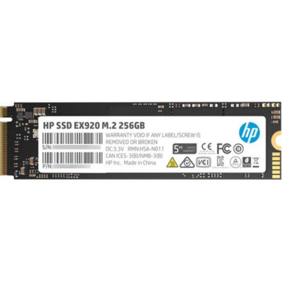 Твердотельный диск 256GB HP EX920 M.2, NVMe 3D TLC [R/W - 3200/1200 MB/s]