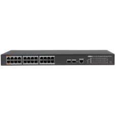 Коммутатор Dahua DH-PFS4226-24GT-360 24G 2SFP 22PoE+ 360W управляемый