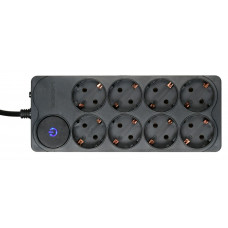 Сетевой фильтр Ippon BK-258 5м (8 розеток) черный (коробка)