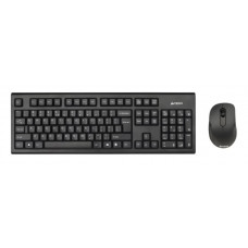 Клавиатура + мышь A4Tech 7100N клав:черный мышь:черный USB беспроводная