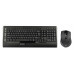 Клавиатура + мышь A4Tech 9300F клав:черный мышь:черный USB беспроводная Multimedia