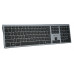 Клавиатура Оклик 890S серый USB беспроводная slim