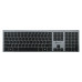 Клавиатура Оклик 890S серый USB беспроводная slim