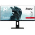 Монитор Iiyama 34" Red Eagle GB3461WQSU-B1 черный IPS LED 1ms 21:9 HDMI M/M матовая HAS Pivot 1000:1 350cd 178гр/178гр 3440x1440 DisplayPort UWQHD USB 9.7кг